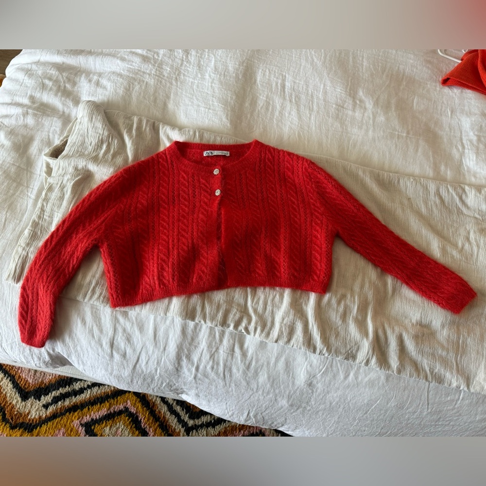 ZARA CROPPED SWEATER